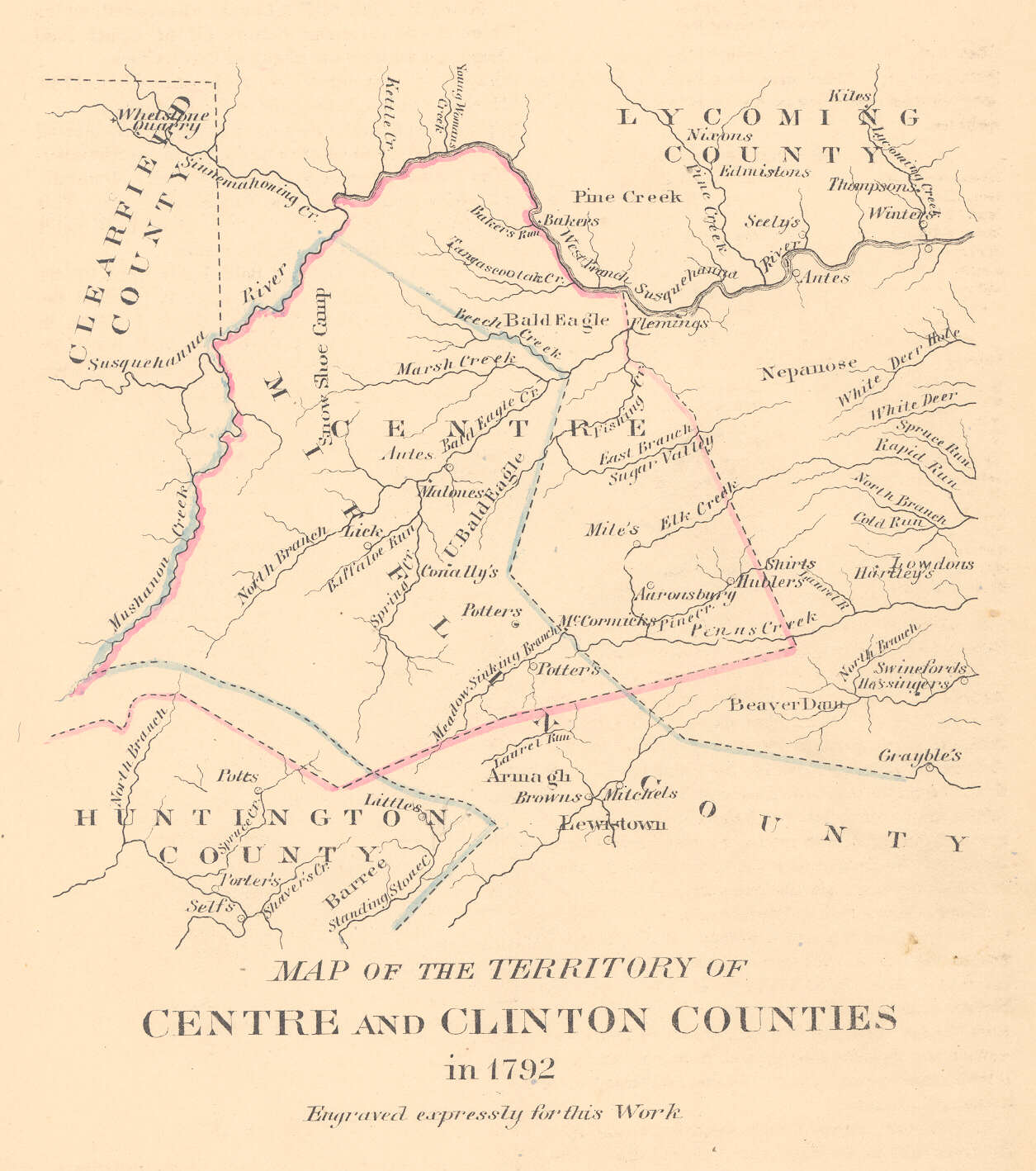Centre & Clinton Counties, 1792